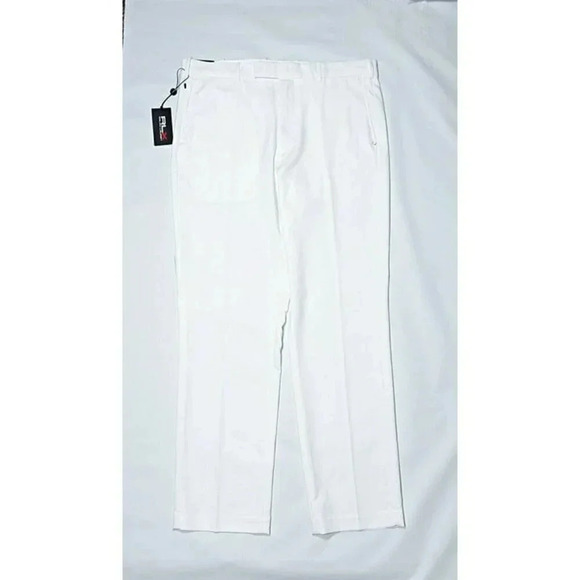 RLX Ralph Lauren Men's Tailored Fit Performance Twill Pants White Size 36 x 32 - Picture 3 of 8